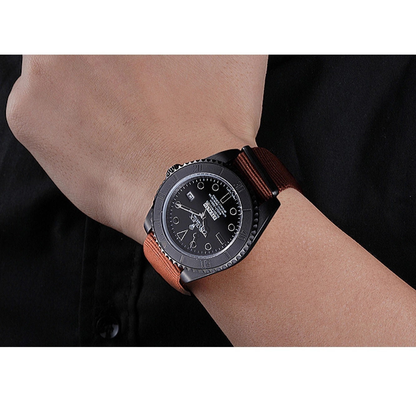 Best AAA Replica Sites Rolex Brown Submariner 621997 Stealth 0715